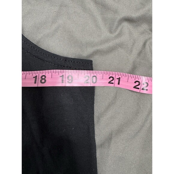 Vintage 90s Russell Athletic Tank Top Mens Shirt L Black USA Work Gym Run Blank - Picture 14 of 16